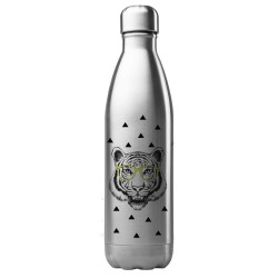 Bouteille gourde isotherme acier inox 500 ml imprimé illustration Tigre art