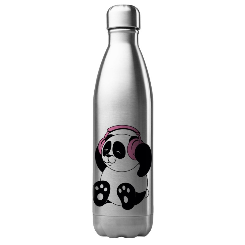 Bouteille gourde isotherme acier inox 500 ml imprimé illustration Panda art