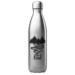 Bouteille gourde isotherme acier inox 500 ml imprimé illustration Montagne