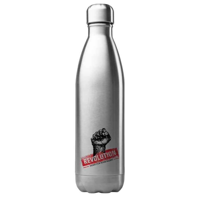 Bouteille gourde isotherme acier inox 500 ml imprimé illustration Revolution