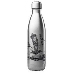 Bouteille gourde isotherme acier inox 500 ml imprimé illustration Zen méditation