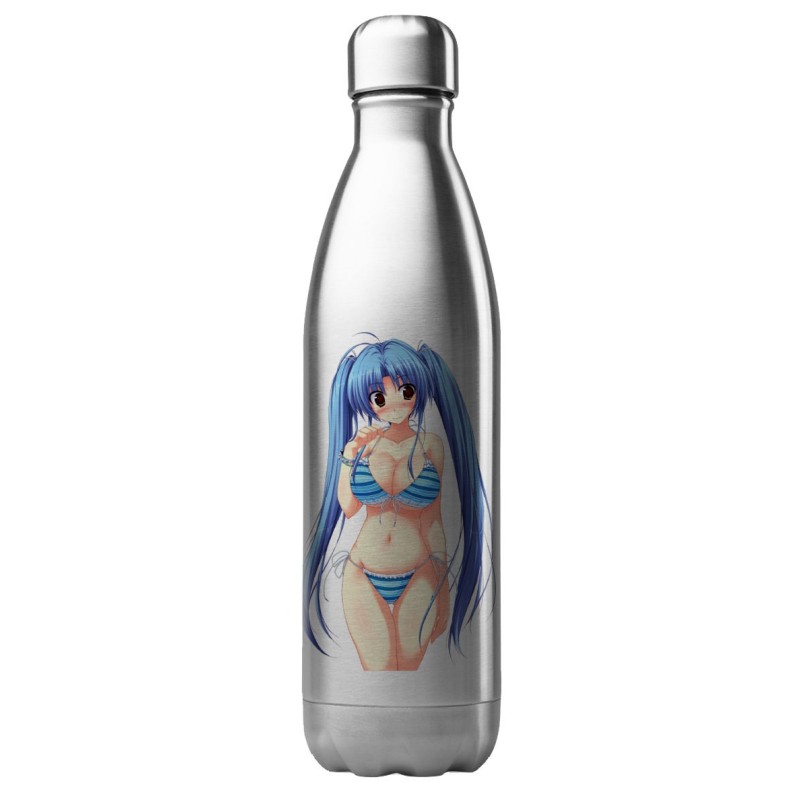 Bouteille gourde isotherme acier inox 500 ml imprimé illustration illustration Manga sexy