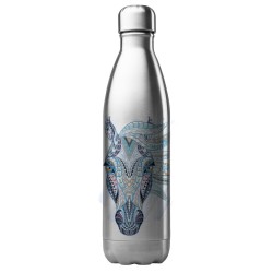 Bouteille gourde isotherme acier inox 500 ml imprimé illustration cheval
