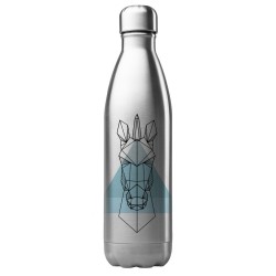 Bouteille gourde isotherme acier inox 500 ml imprimé illustration Licorne