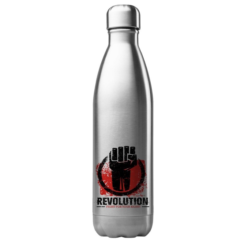 Bouteille gourde isotherme acier inox 500 ml imprimé illustration Revolution