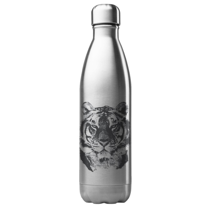 Bouteille gourde isotherme acier inox 500 ml imprimé illustration Tigre art