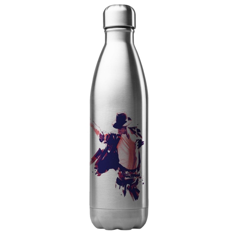 Bouteille gourde isotherme acier inox 500 ml imprimé Michael jackson