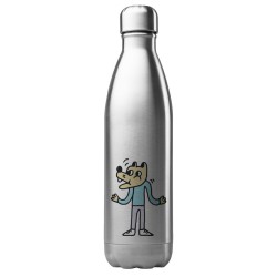 Bouteille gourde isotherme acier inox 500 ml imprimé Illustration art