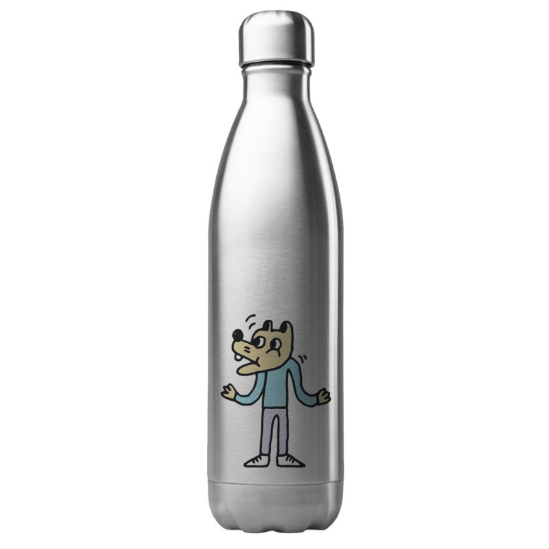Bouteille gourde isotherme acier inox 500 ml imprimé Illustration art