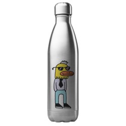 Bouteille gourde isotherme acier inox 500 ml imprimé Illustration art