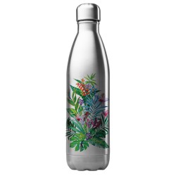 Bouteille gourde isotherme acier inox 500 ml imprimé Illustration art Floral nature