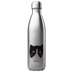 Bouteille gourde isotherme acier inox 500 ml imprimé Illustration Chat