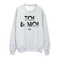 Sweat shirt imprimé citation mariage Toi et moi