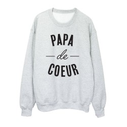 Sweat shirt imprimé citation humour Maman de coeur