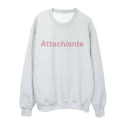 Sweat shirt imprimé citation humour Attachiant
