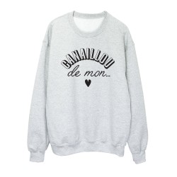 Sweat shirt imprimé citation humour C'est toi l'amour de ma vie