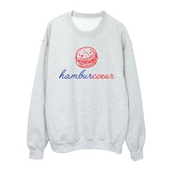 Sweat shirt imprimé citation humour Hamburcoeur