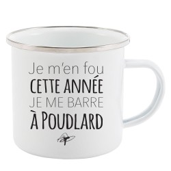 Mug Tasse Rétro en métal émaillé imprimé humour citation Il était une fois notre famille notre histoire nous