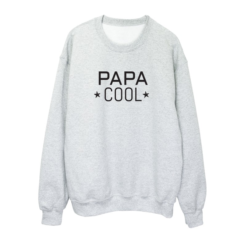 Sweat shirt imprimé citation humour fête des pères Papa cool