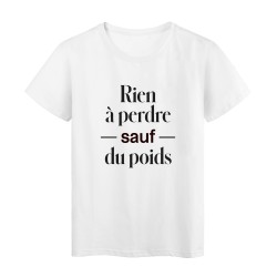 T-Shirt imprimé humour citation Je peux pas psy