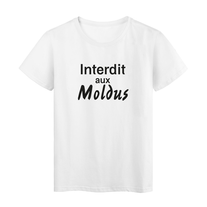 T-Shirt imprimé humour citation Il n'y a qu'une seule race celle qu'on va se mettre ce soir