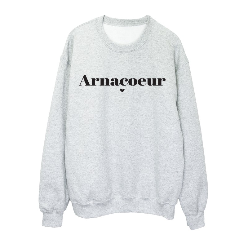 Sweat shirt imprimé citation humour Arnacoeur