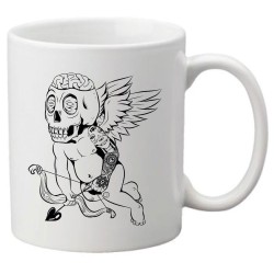 Mug tasse céramique imprimé illustration ange cupidon