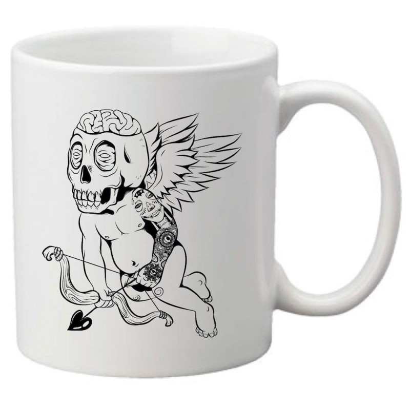 Mug tasse céramique imprimé illustration ange cupidon