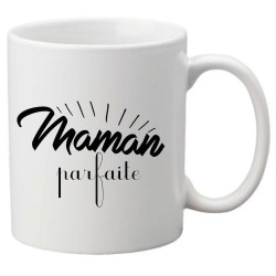Mug tasse céramique imprimé citation Maman parfaite