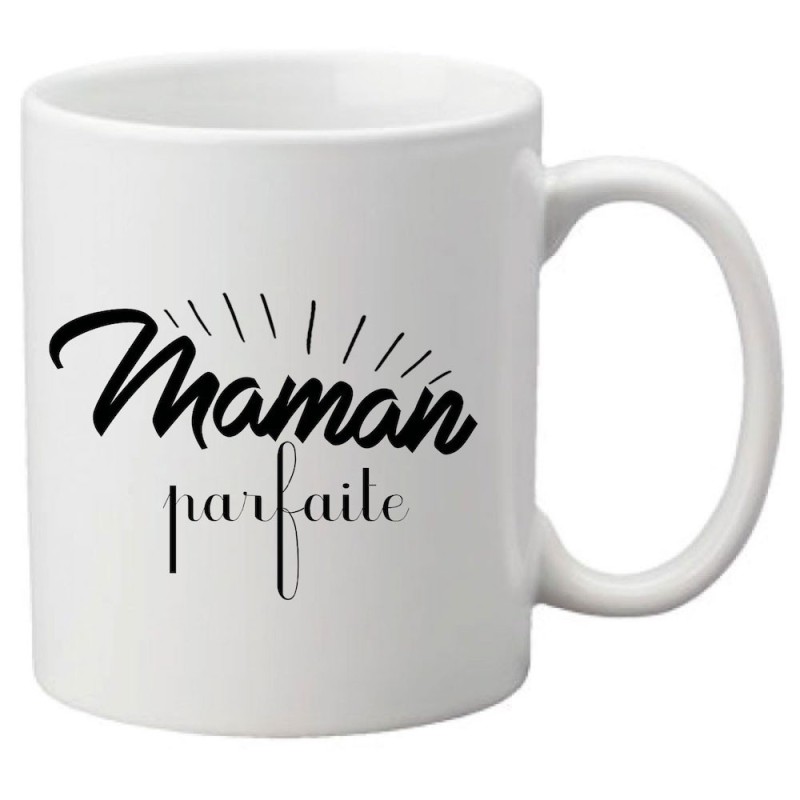 Mug tasse céramique imprimé citation Maman parfaite