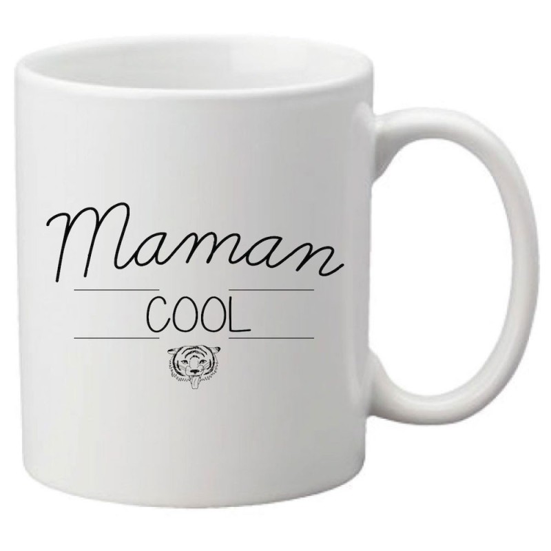 Mug tasse céramique imprimé citation Maman cool