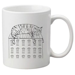 Mug tasse céramique imprimé illustration Chat