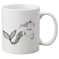 Mug tasse céramique imprimé illustration Licorne