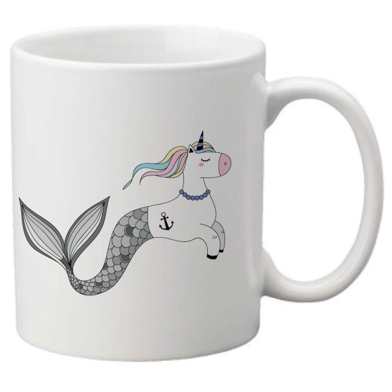 Mug tasse céramique imprimé illustration Licorne
