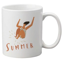 Mug tasse céramique imprimé illustration summer Personnage