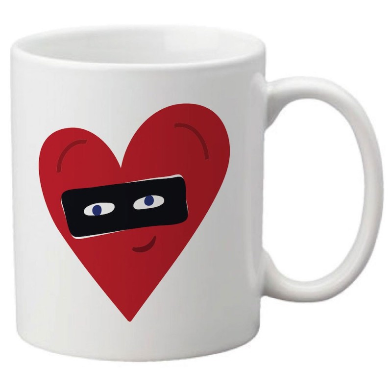 Mug tasse céramique imprimé illustration Coeur