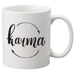 Mug tasse céramique imprimé illustration Karma