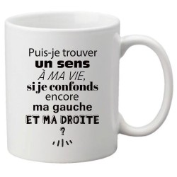Mug tasse céramique imprimé citation humour Pas si sage mais un peu quand même