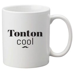 Mug tasse céramique imprimé citation humour Tonton cool