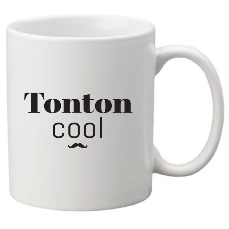 Mug tasse céramique imprimé citation humour Tonton cool