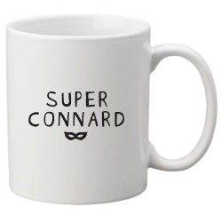 Mug tasse céramique imprimé citation humour super connard