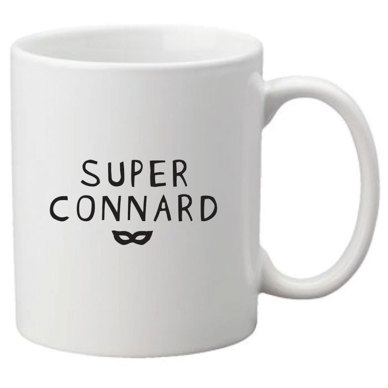 Mug tasse céramique imprimé citation humour super connard