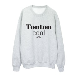 Sweat shirt imprimé citation humour Tonton cool