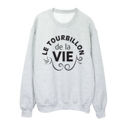 Sweat shirt imprimé citation humour Le tourbillon de la vie