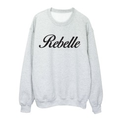 Sweat shirt imprimé citation humour Rebelle
