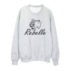 Sweat shirt imprimé citation humour Rebelle