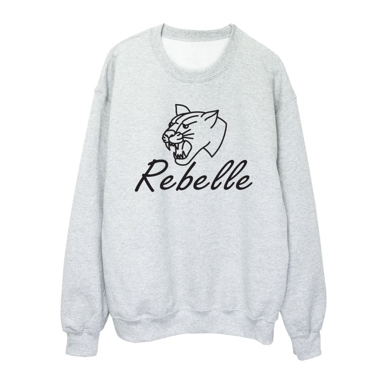 Sweat shirt imprimé citation humour Rebelle