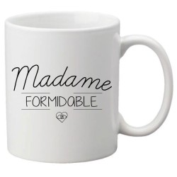 Mug tasse céramique imprimé citation humour illustration madame formidable