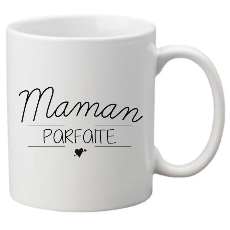 Mug tasse céramique imprimé citation humour illustration citation Maman parfaite