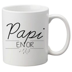 Mug tasse céramique imprimé citation humour illustration citation Papi en or